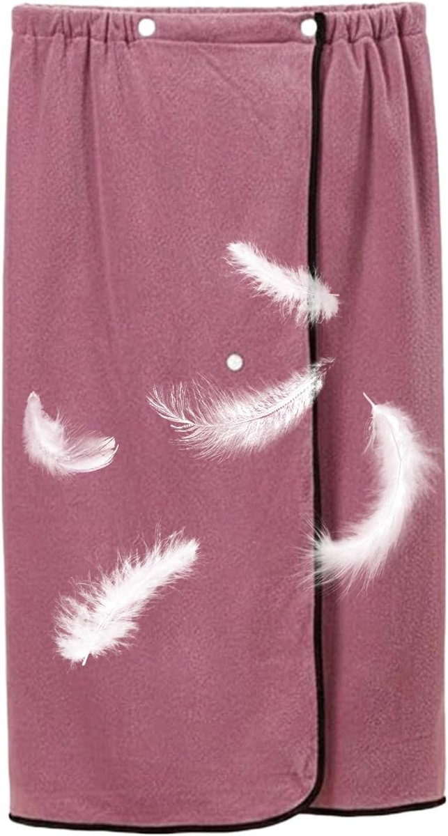 Dames Badjas - Wikkel Handdoek - Ontspannen Na Douche - Snel Absorberend - 135 x 80 cm - P
