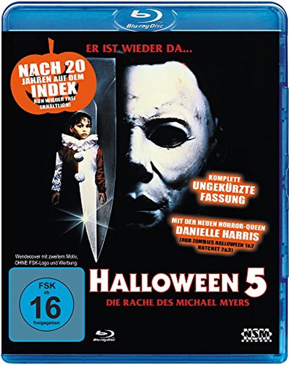 Halloween 5 - Horror Film - Filmavond Thuis - Ongecensureerde Versie - 1 uur 37 min - Niet van toepassing