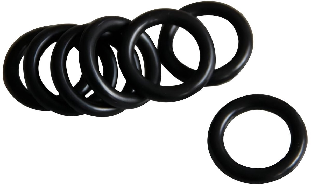 Dailygoods- O-ring 27mm OD - Nitrilrubber - Afdichtingsring - Set van 50 - Antistatisch - Oliebestendig - Duurzaam en slijtvast