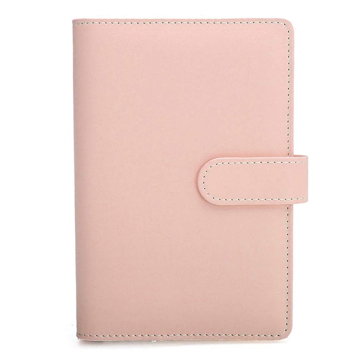 Notitieboek A5 - PU-lederen Bekleding - Ringband met 6 Ringen - Geschikt voor Studie/Reizen - Premium Kunstleer - 17,5 x 23 cm - Schrijfboek
