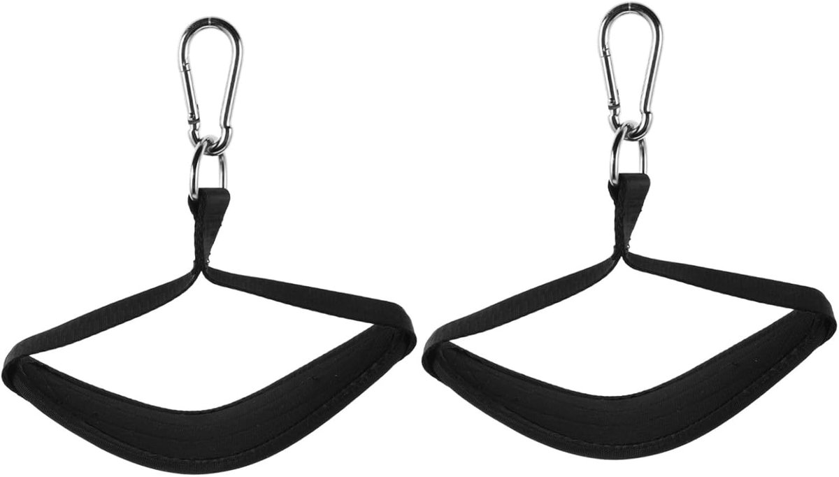 Buikspiertrainers - Fitnessbanden - Core Training - Comfortabele Armondersteuning - 20.5 cm - Zwart
