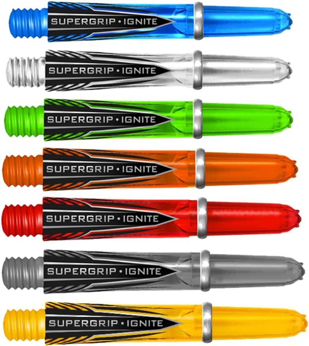Dart Shafts - Dart Accessoires - Precisie Werpen - Verbeterde Grip - 33mm Lengte - Aqua Blauw