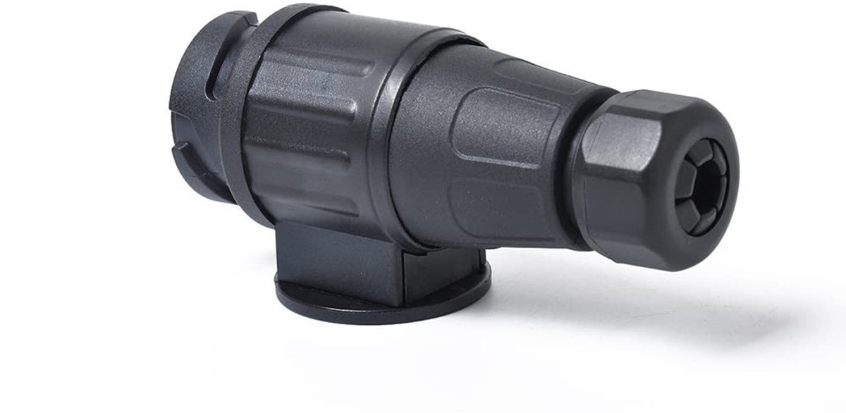 Dailygoods- Aanhangerstekker 13-polig - 12V Aanhangerstekkeradapter - Trekhaakcontactdoos - Geschikt voor Caravan/Voertuig - PA Kunststof & Messing - Gewicht 140g - Trekhaakstekker