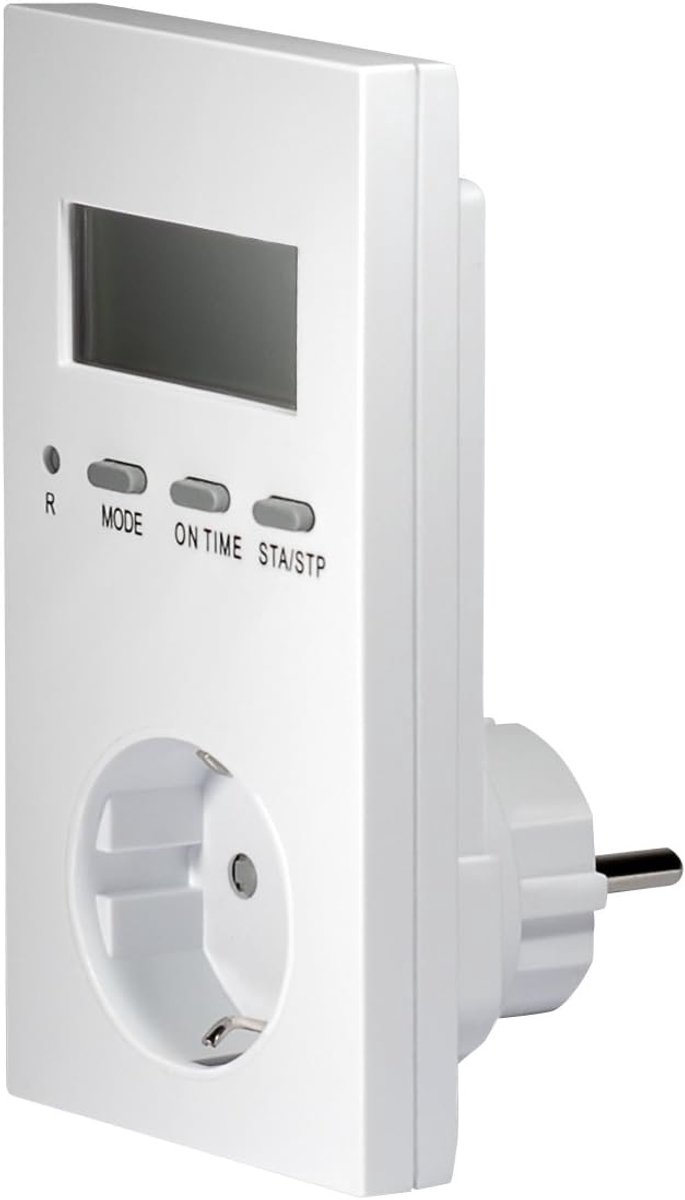 Energiedisplay - Stroommeter - Energieverbruik Meten - Nauwkeurige Weergave - 1 Stuk - Zwart