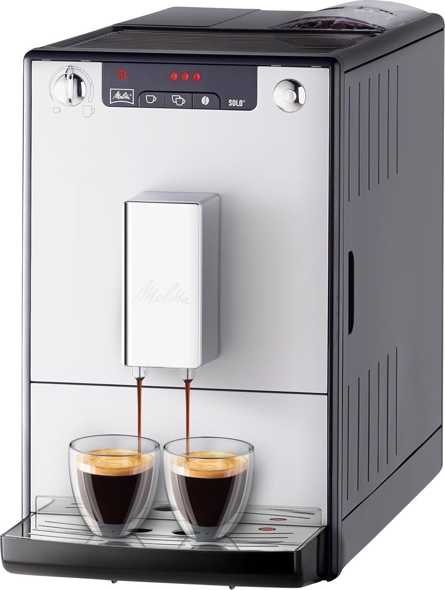Automatische koffiemachine - Volautomaat - Puur koffiegenot - Compact design - 12 Liter tank - Zilver