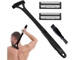 Waterdichte Body Groomer voor Mannen - Rug Trimmer en Lichaamsscheerapparaat