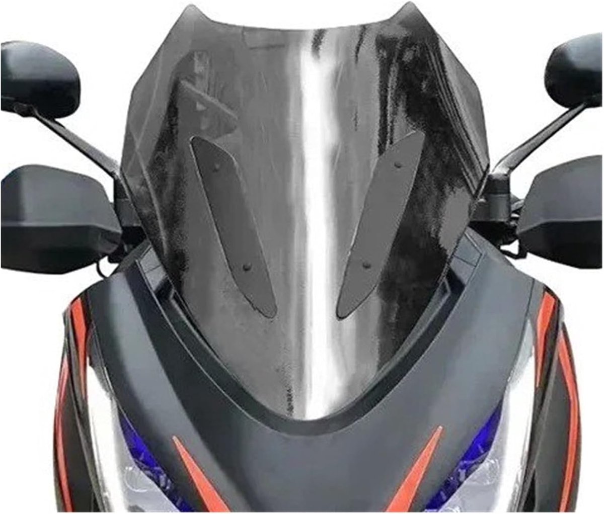 Motorfiets Windscherm - Windgeleider Viser - Rijcomfort Verbeteren - Beschermt Tegen Wind - 600 g - Grijs
