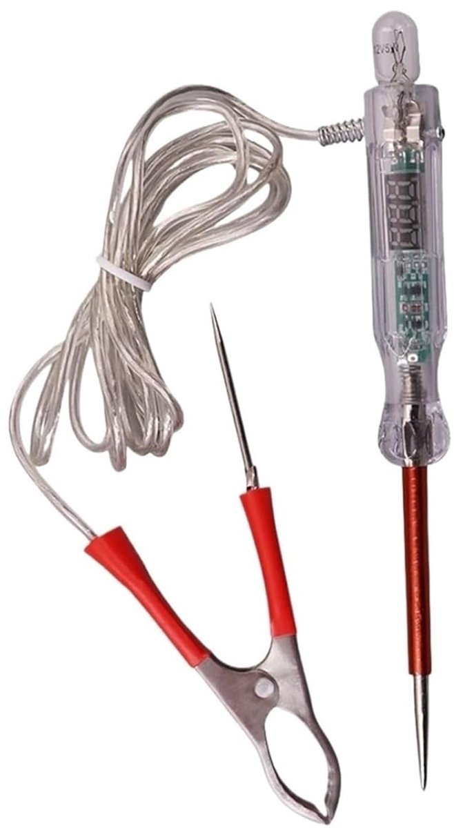 Spanningstester Auto - Lichtpen Set - Elektrische Diagnose - Tweekleurige LED - 6-24V - One Color