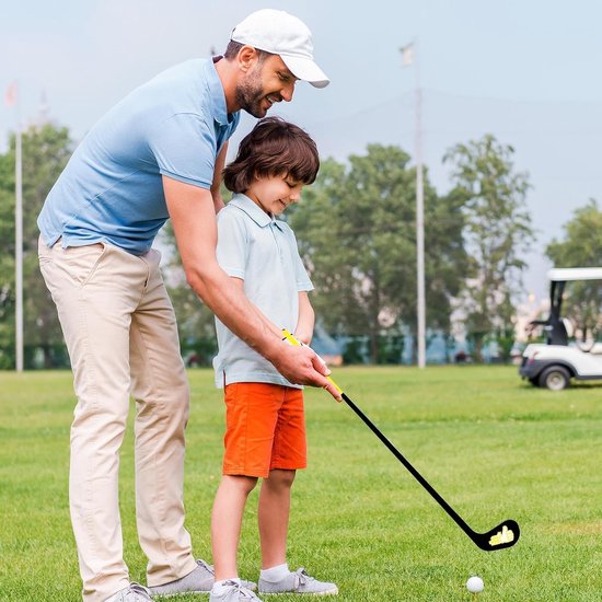 Golf Swing Trainer - Houding Corrector - Golfvaardigheden Verbeteren - Verdubbel Swingsnelheid - 100 cm - Zwart van GOLF — afbeelding 2