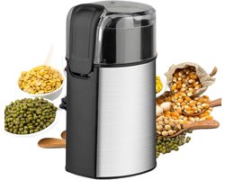 Elektrische Koffiemolen - Keukenapparaat Kruidenmaler - Snel Ingrediënten Malen - Veelzijdige Verwerking - Compact Ontwerp - Zwart