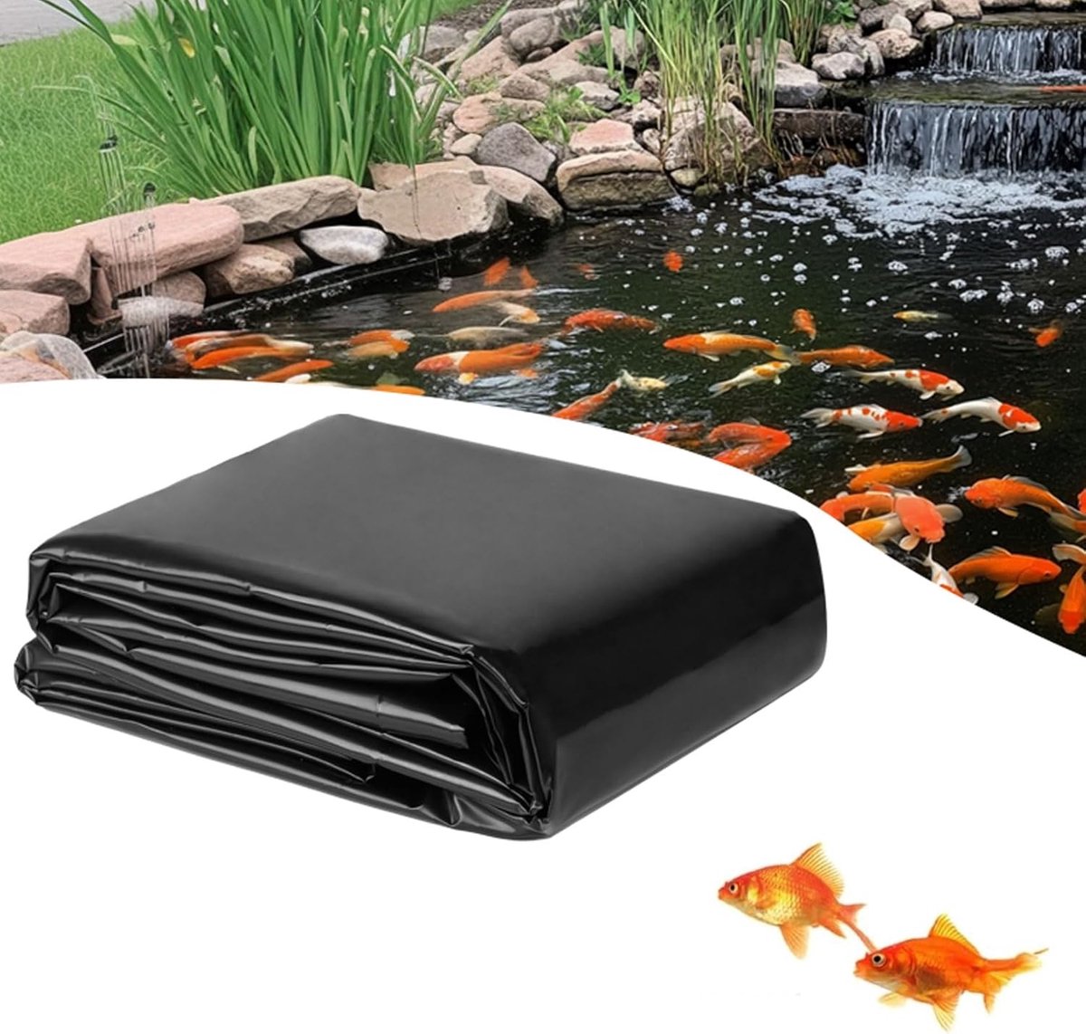 EPDM vijverfolie - Vijverbekleding Waterdicht - Vijver Aanleggen - Duurzaam en Flexibel - 
