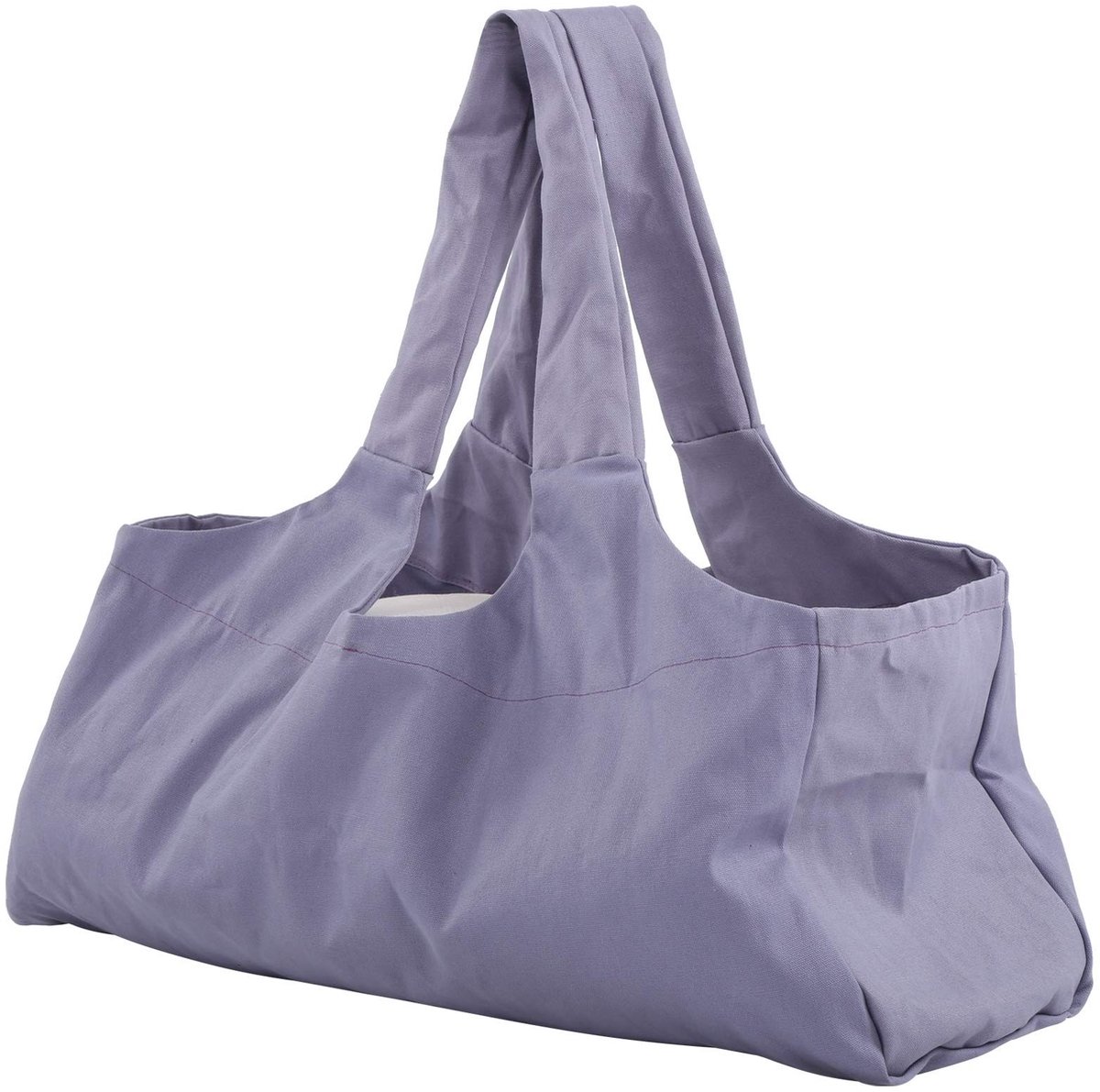 Dailygoods- Yogatas Lichtgewicht - Paarse Canvas - Multifunctioneel - Voor Yoga-Gear - Duurzaam - Hoogwaardig Vakmanschap - Sporttas