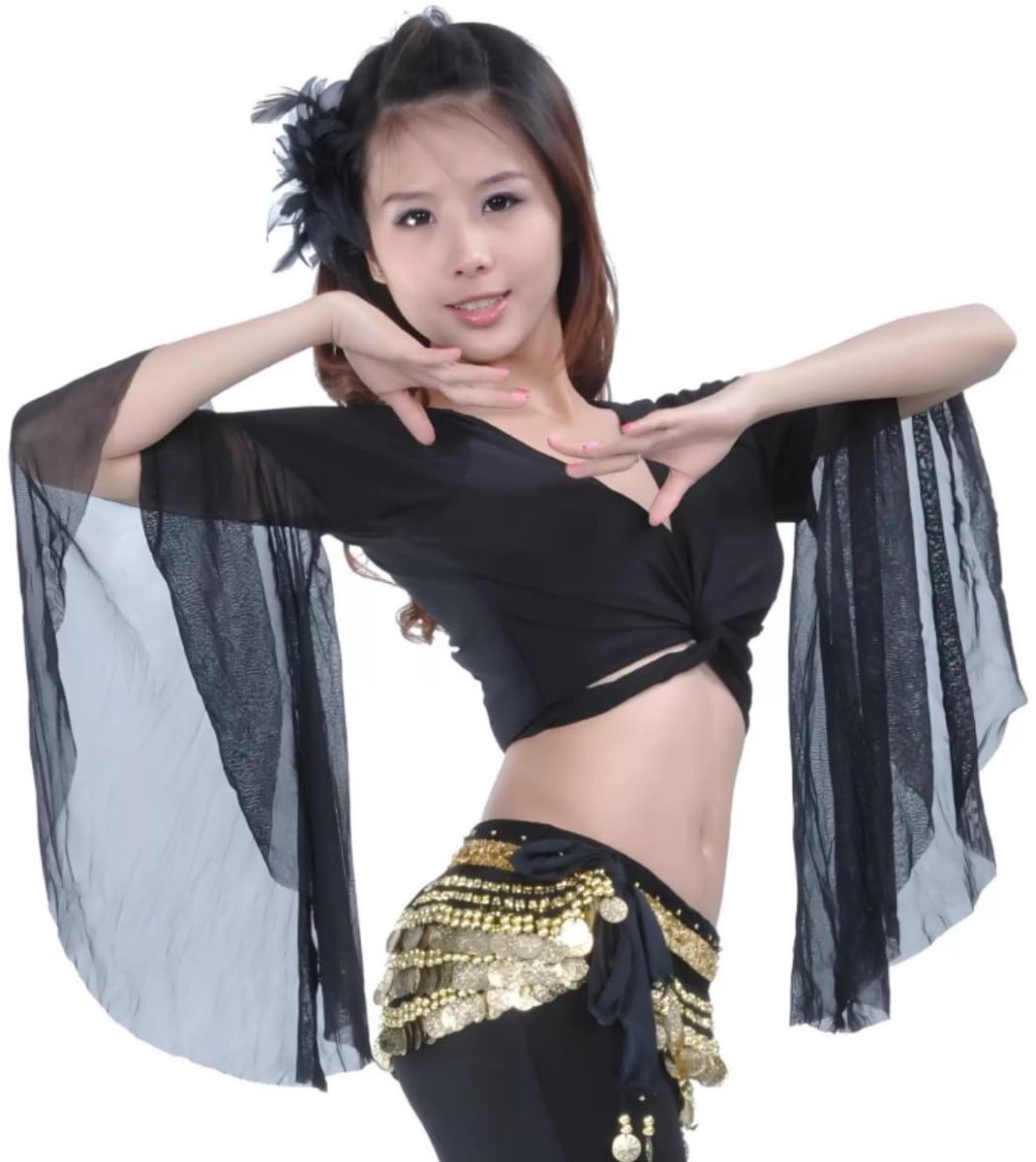 Dailygoods- Crop Top Dames - Wikkeltop met V-hals - 3/4 Tule Mouwen - Zelf te Binden - Geschikt voor Festivals - Hoogwaardig Polyester - Buitenkleding