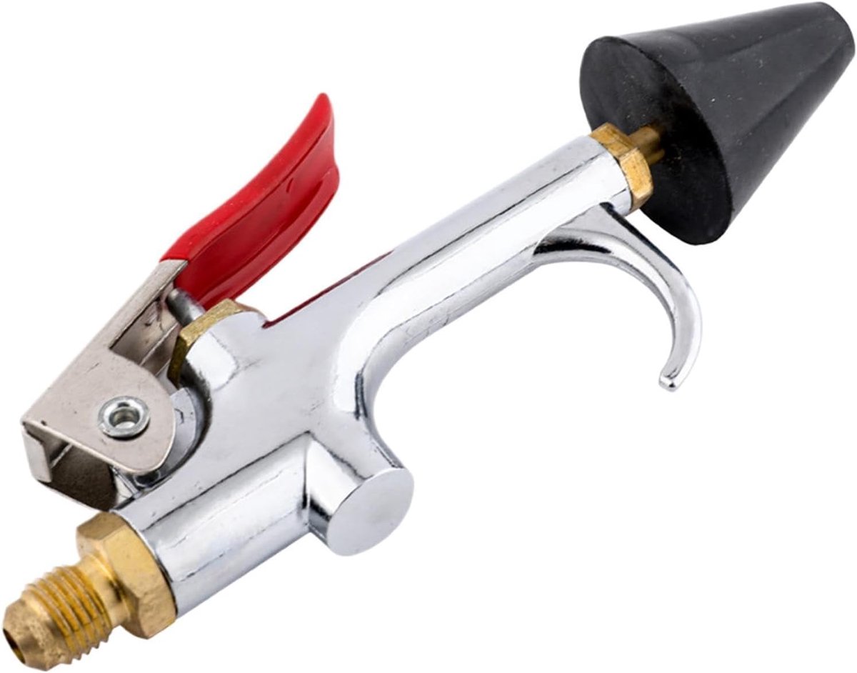 Luchtcompressormondstuk - Detailing adapter - Voertuigonderhoud - Multifunctioneel ontwerp - 12.8 x 5.2 x 2.8 cm - Zwart