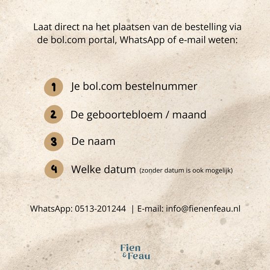 Bewaarkistje - geboortebloem met naam - gepersonaliseerd - cadeau met naam - klepdeksel - uniek cadeau — afbeelding 4