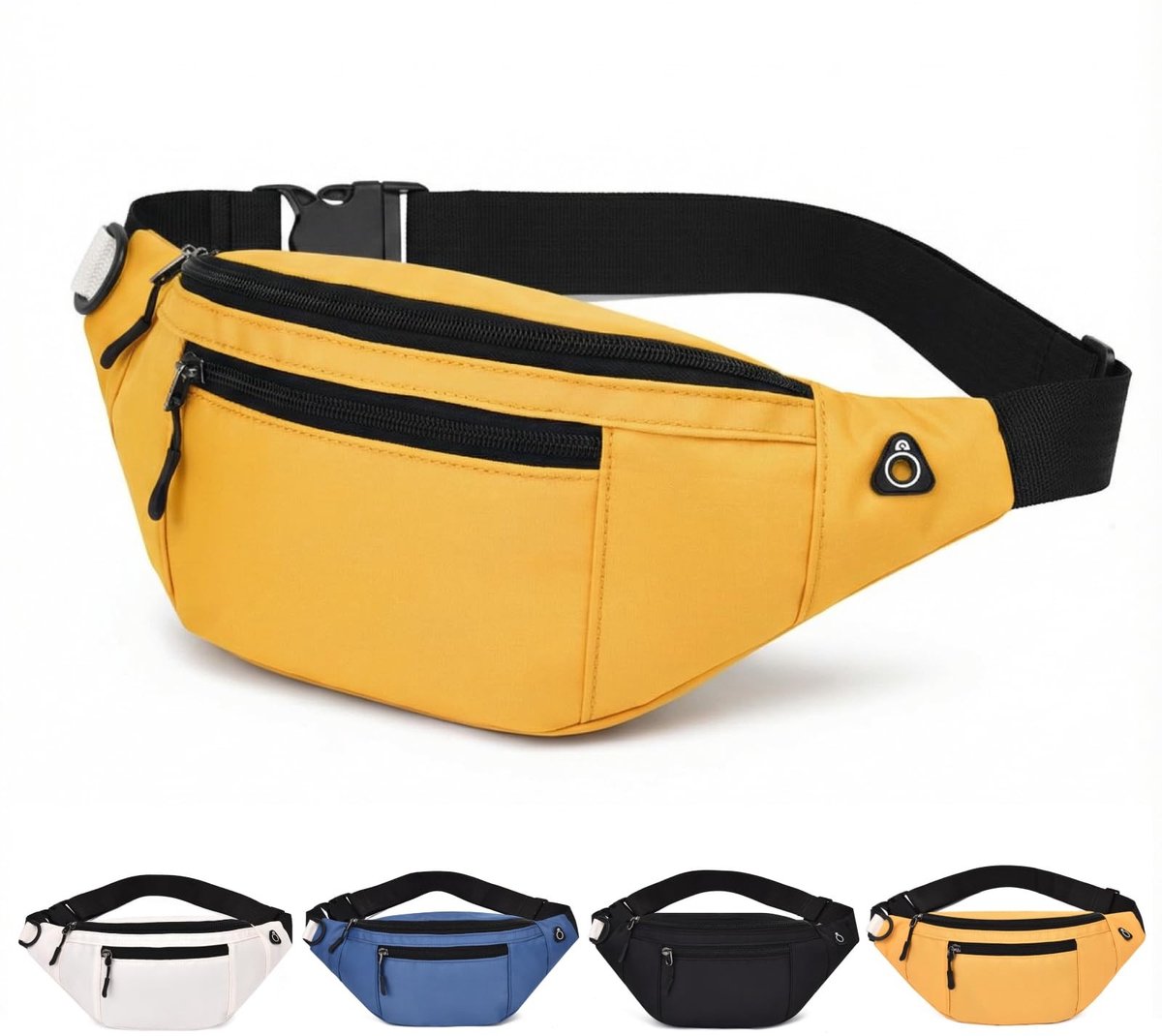 Dailygoods- Heuptas Waterdicht - Lichtgewicht Heuptasje Dames/Heren - Buiktas voor Reizen - Outdoor Heuptas - Dagelijks Gebruik - Alternatief voor Heuptas