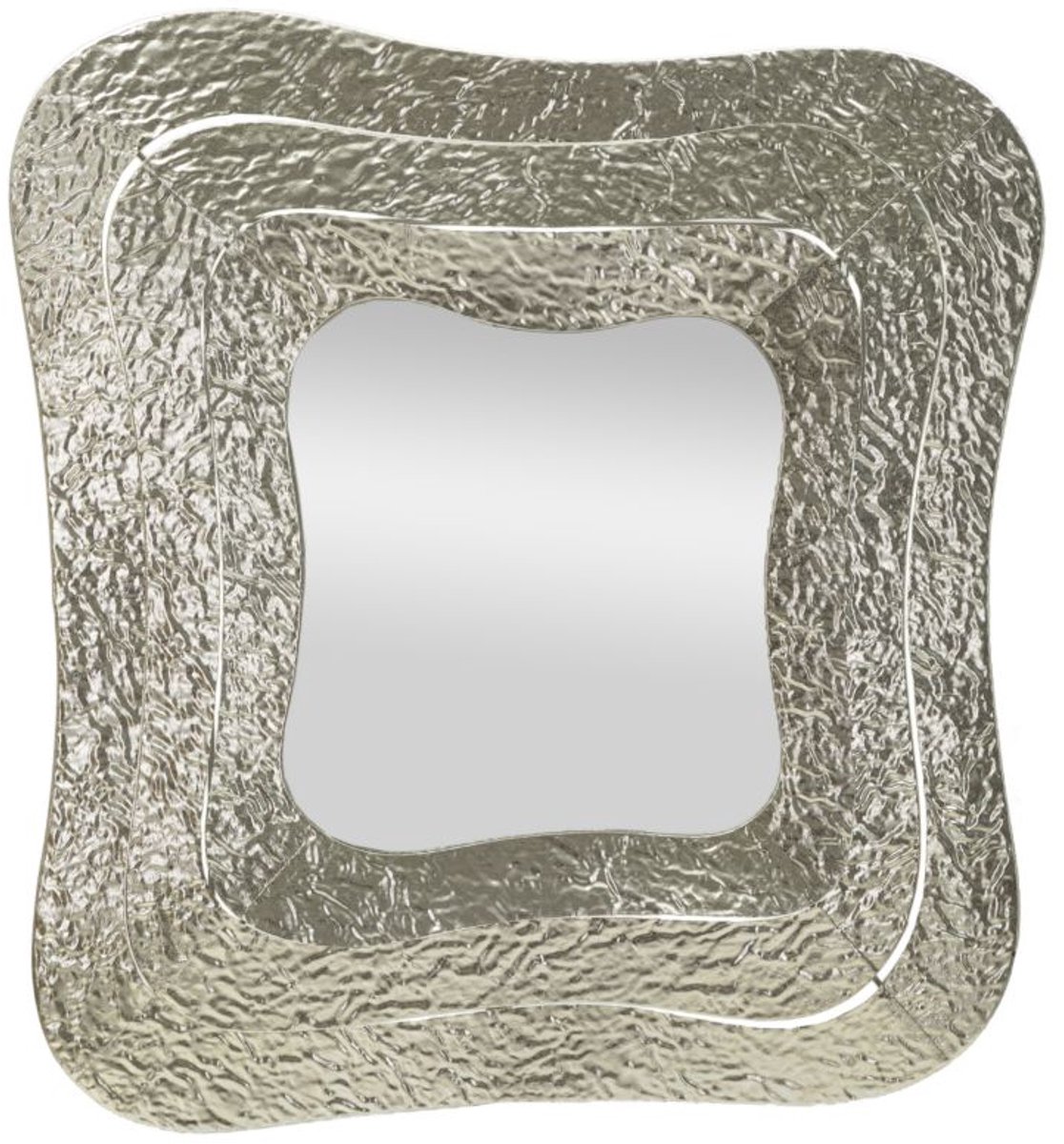 Mauro Ferretti Spiegel Aury Square 74×7×79 cm Zilver