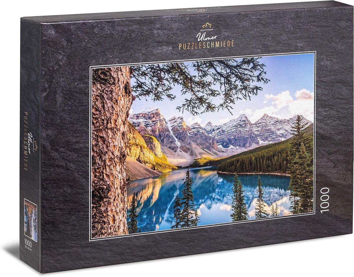 Legpuzzel - Landschap Puzzel - Ontspannen Puzzelen - Premium Karton Kwaliteit - 1000 Stukjes - Blauw