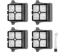 Dailygoods- HEPA-filters 4 Stuks - Vervangend Filter - Stofzuigerfilter Tineco - Hoge Efficiëntie - Wasbaar & Herbruikbaar - Duurzaam Materiaal - Stofzuigerfilters