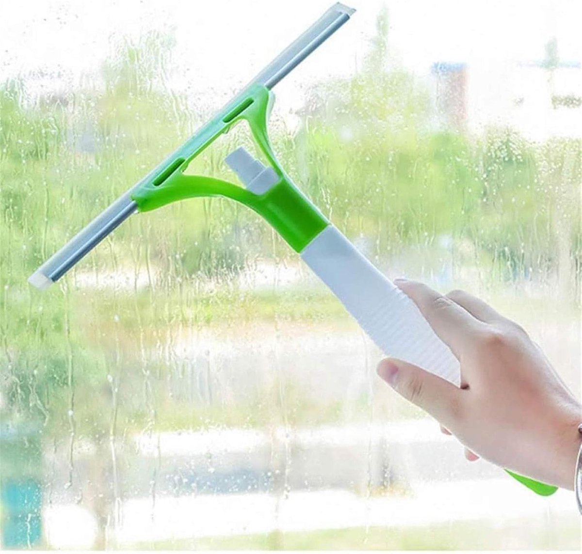 Glasbewassing Tool - Schoonmaak Borstel - Ramen Zemen - Eco-Friendly Ontwerp - Niet Gespecificeerd - Groen