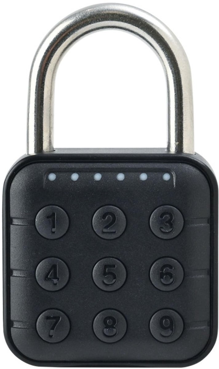 Dailygoods - Elektronisch Hangslot met 6 Cijfers en Programmeerbare Wachtwoorden