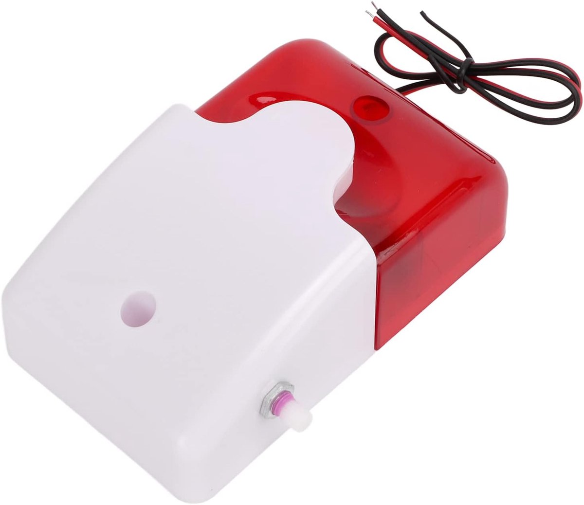 Mini Strobe Sirene - Alarm Licht - Veiligheid Verhoging - 110 Decibel Geluid - 220V - Rood