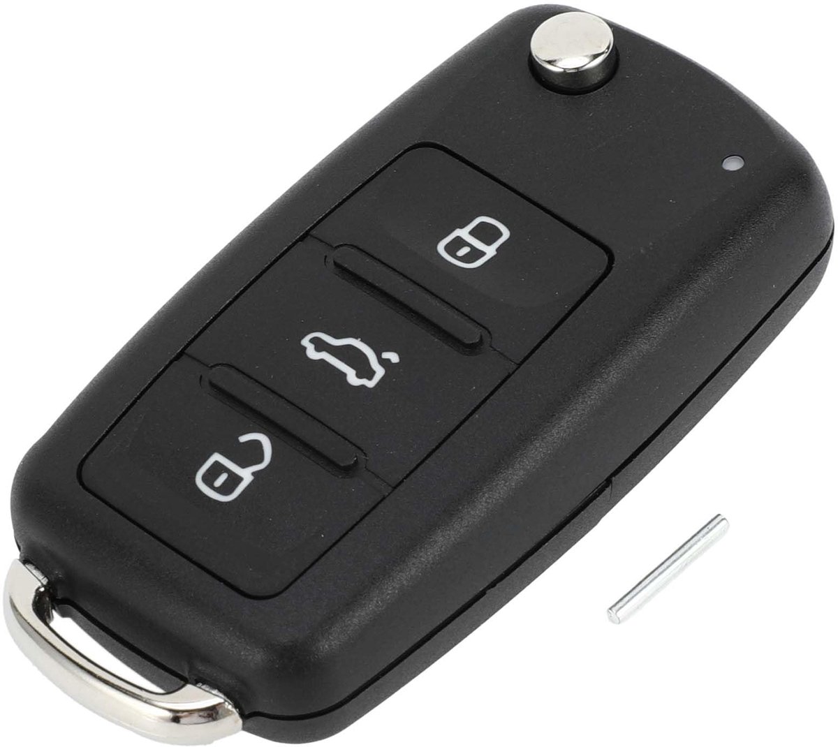 Dailygoods - Sleutelbehuizing Keyless Entry voor VOLKSWAGEN modellen 2010-2013