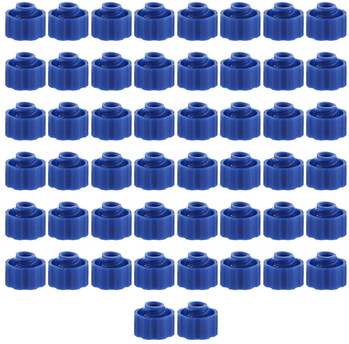Dailygoods- Voordeksel Professionele Spuit - 50 Stuks - Dispenserspuit - Polypropeen - Druppelvrij - Stevig - Spuitdop