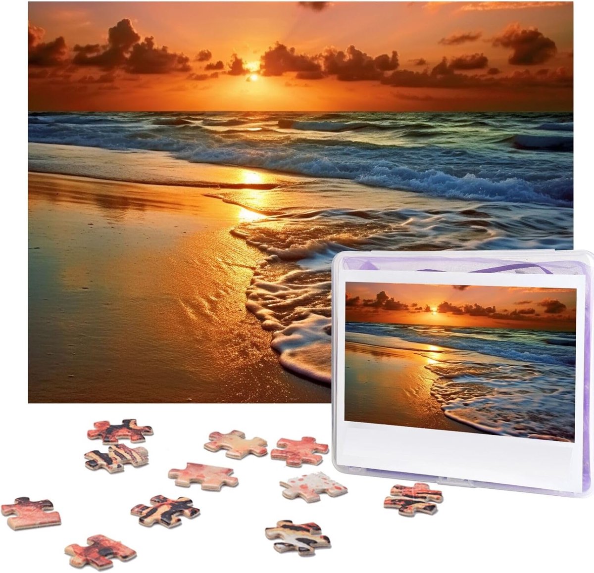 Puzzel 500 stukjes - Legpuzzel volwassenen - Ontspanning thuis - Hoge resolutie kunst - 51.8 x 38 cm - Meerdere kleuren