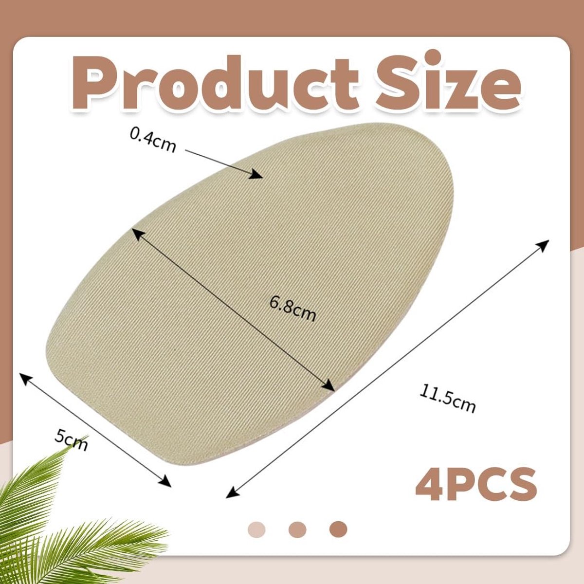 Dailygoods- Voetkussentjes - Dempende Gelinlegzolen - Antislip voorvoet - Siliconen Pads - Hielbescherming - Comfortabele Ondersteuning - Inlegzolen
