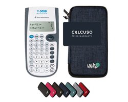 TI-30XB MultiView incl. WYNGS Beschermhoes Blauw - Wetenschappelijke Rekenmachine - Basis Pakket