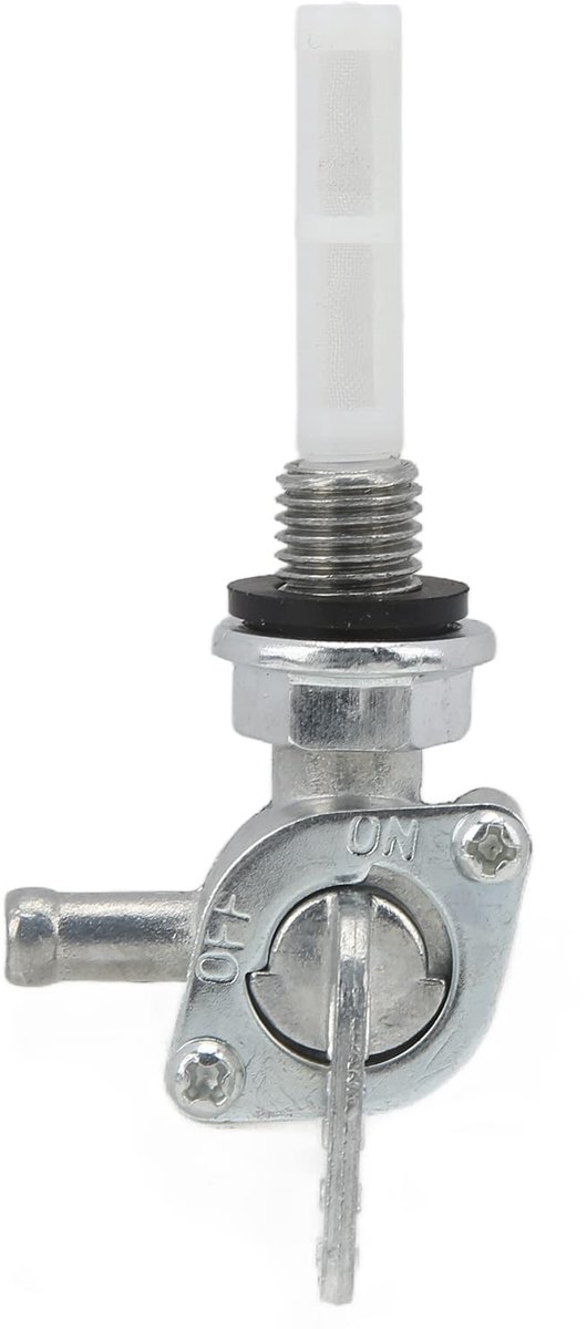 Dailygoods- Benzinekraan Metalen Upgrade - Brandstoftankafsluitklep - M10x1.25 - Geschikt voor GX160/170F/168 - Robuuste Constructie - Inclusief Brandstofleiding - Brandstofkraan