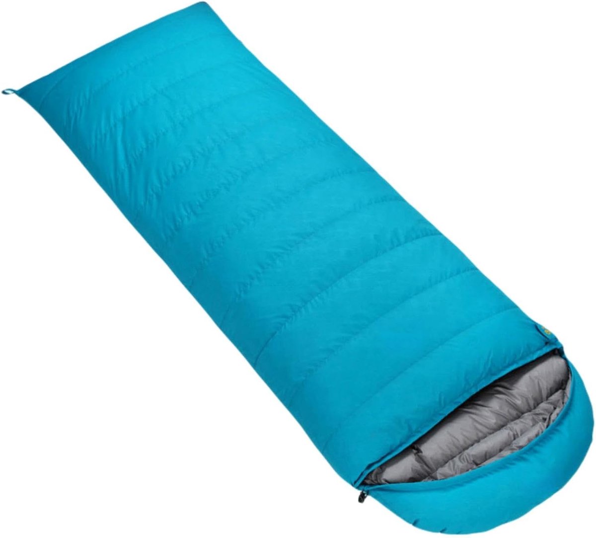 Donzen Slaapzak - Warme Slaapzak - Kamperen en Buiten - Koudbestendig en Winddicht - 2000g Vulling - Blauw
