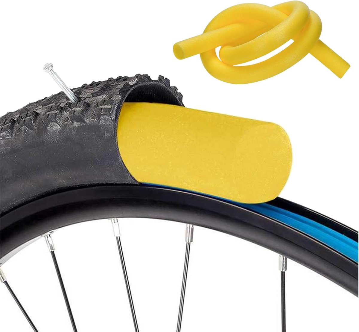Fietsbinnenband - Reserveband - Veilig Fietsen - Trillingsdempend ontwerp - 26 inch - Zwart