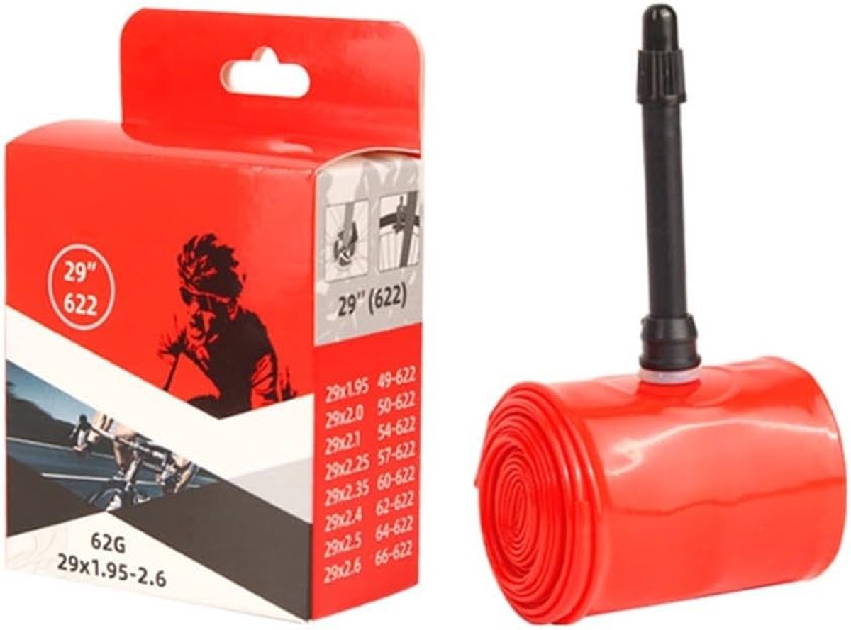 Fiets Binnenband - Reserve Buis - Veilig Fietsen - Lichtgewicht TPU - 29 Inch - Rood