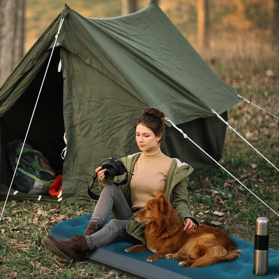 Luchtbed met Ingebouwde Pomp - Air Mattress - Inclusief Opbergtas logeerbed — afbeelding 5
