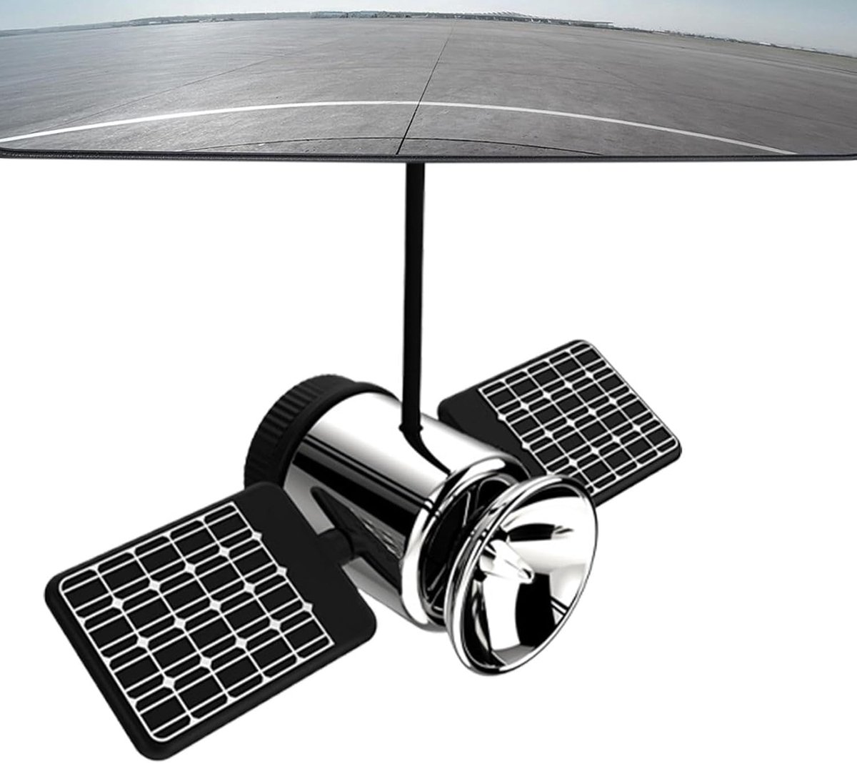 Auto Luchtverfrisser - Binnenspiegel Hanger - Frisse Geur Verspreiden - Soepele 360 Geurverspreiding - 99 x 43 cm - Zilverkleurig