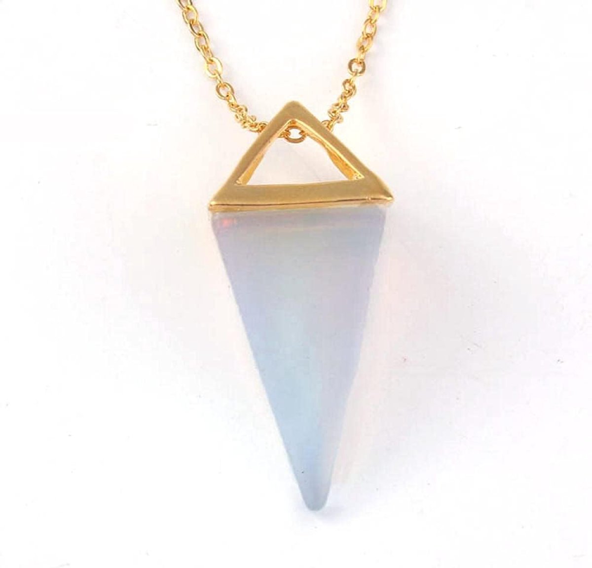Edelsteen Pendel - Kristallen Hanger - Divinatie Meditatie - Natuurlijke Kristal - 35x15x1