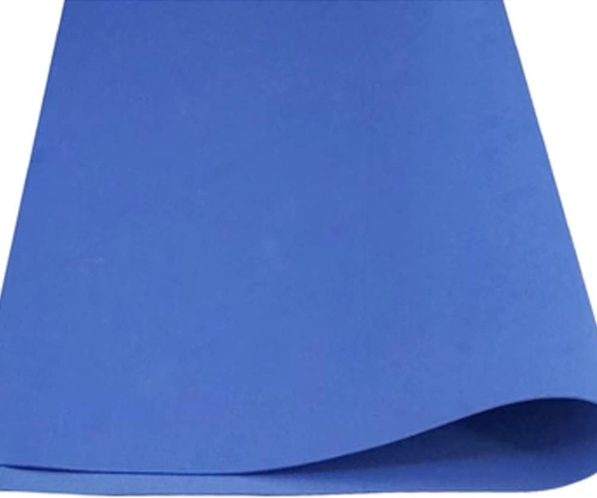 EVA schuimplaten - Knutsel foam - Creatief knutselen - Flexibel en zacht - 10 stuks 1 mm - Blauw