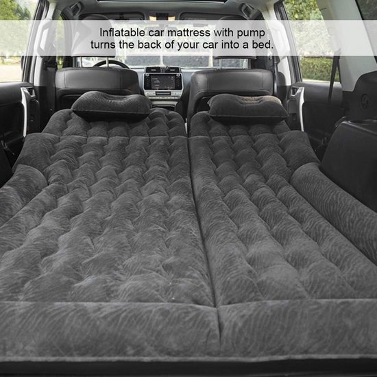 Dikke Opblaasbare Auto Matras voor SUV en Personenauto - Zelf Opblazend Luchtbed voor Reizen en Kamperen van Merkloos — afbeelding 4
