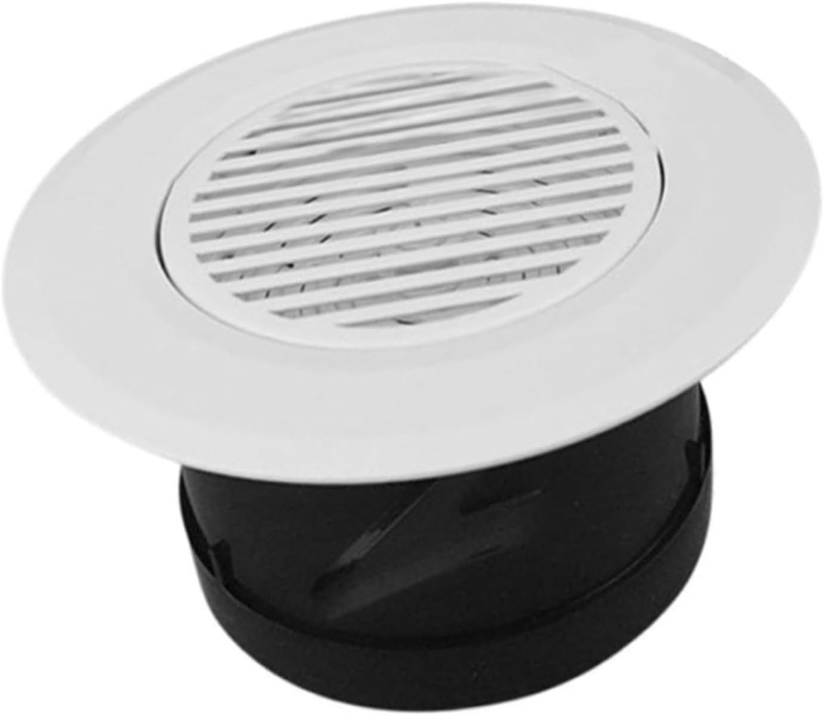 Ventilatieafdekking - Ventilatierooster - Luchtstroom Reguleren - Frameloos Ontwerp - 1x1x1 cm - Wit