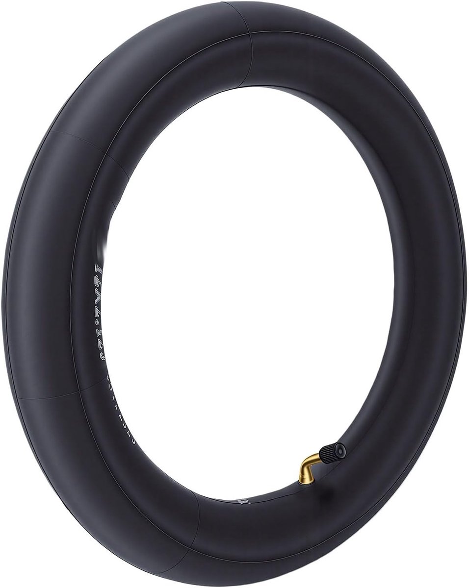 Scooter binnenband - Fietsband buis - Comfortabel rijden - Gebogen ventiel - 12x2.125 inch - Zwart