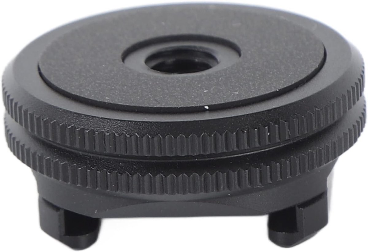 Camera Accessoire Houder - Adapter Ring Universeel - Fotografie Uitbreiding - Aluminiumlegering Constructie - 1/4 Inch Schroefdraad - Zwart