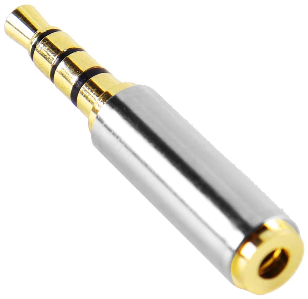 Dailygoods - 2 Stuks 3,5 mm naar 2,5 mm Hoofdtelefoonadapter