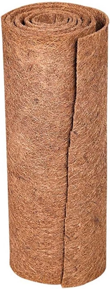 Kokosvezelmat Rol - Plantaardige vezels - Plantenbak Decoratie - Vochtvasthoudend Materiaal - 100 x 40 cm - Natuurlijk Bruin