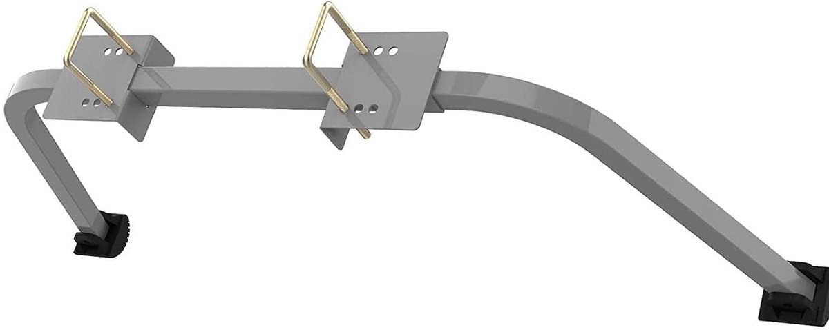 Ladderstabilisator - Afstandhouder Ladder - Veilig Klussen - Beschermt Muren - 90 x 35 cm - Grijs