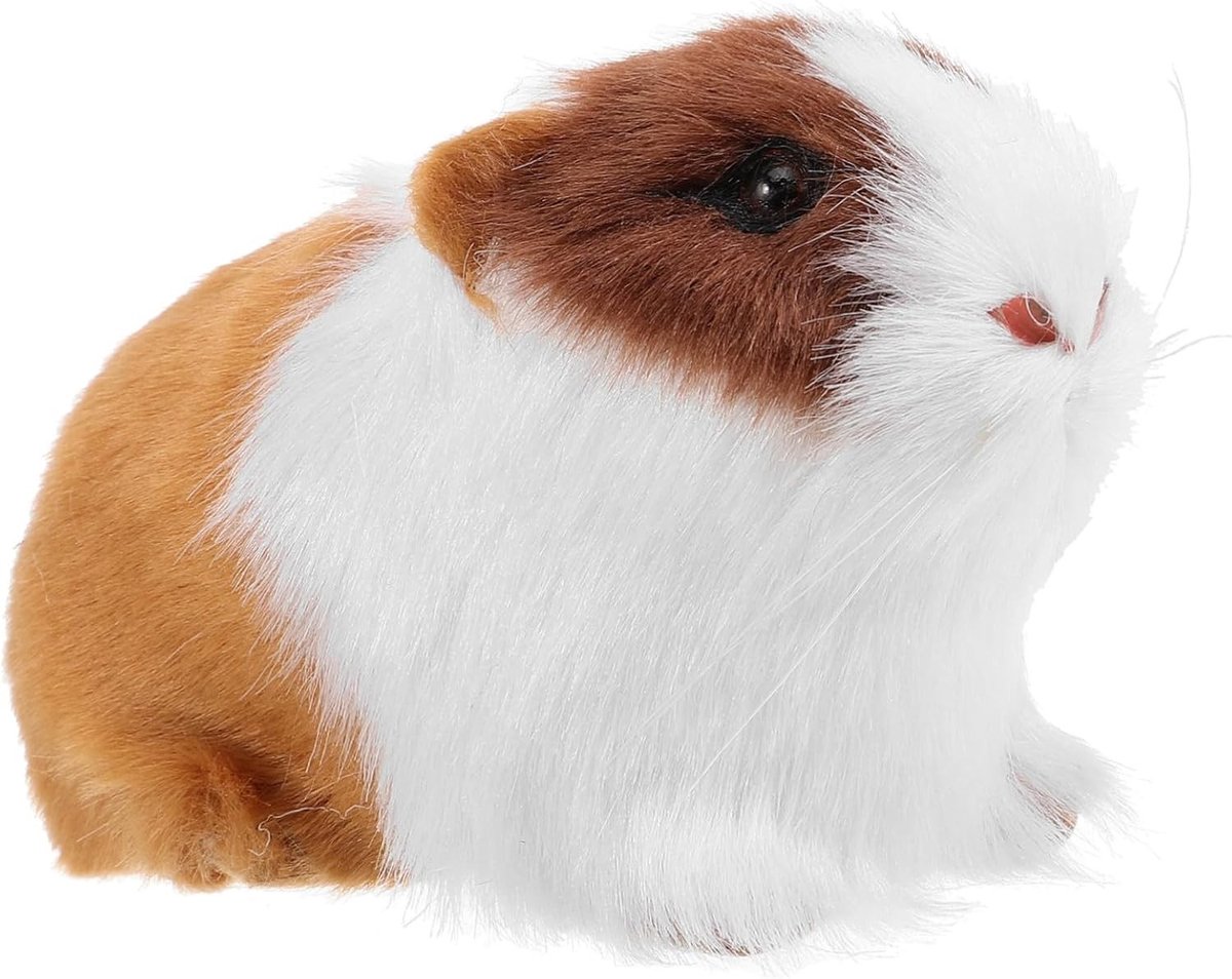 Hamster Simulatiemodel van Pluche, Duurzaam en Levensecht Dierenmodel voor Woonkamerdecoratie, Feestaccessoires en Cadeau voor Dierenliefhebbers