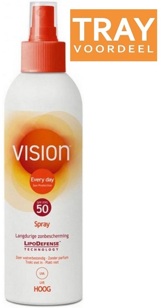 VISION EVERY DAY SUN PROTECTION SPF 50 ZONNEBRAND 12 X 200 ML