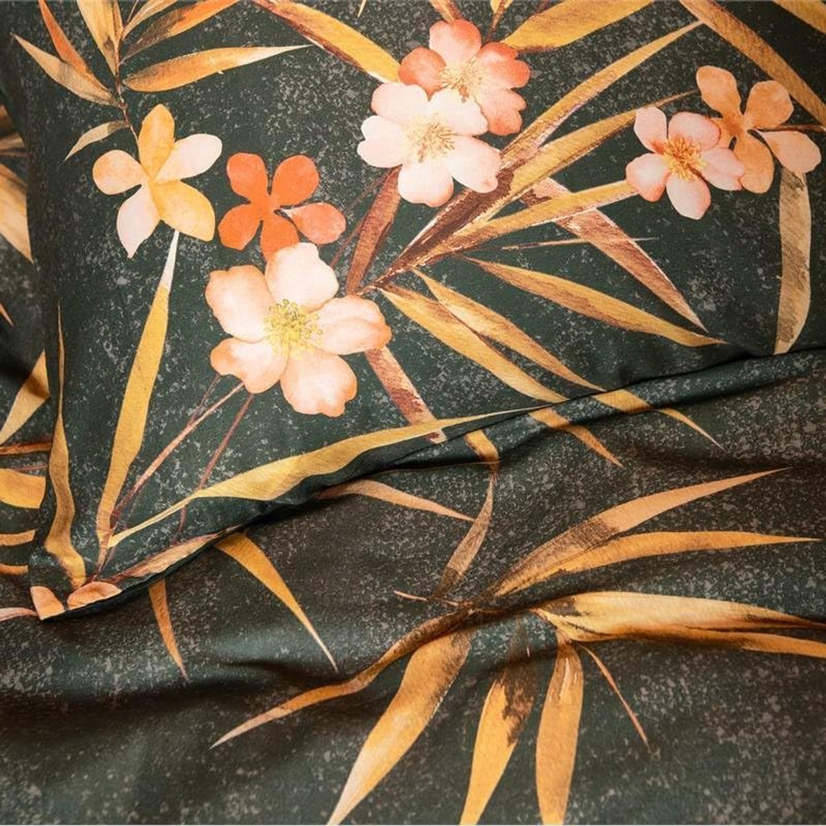 SnelShoppen - Duvet Cover Flanel - Dubbel - 200x200/220 cm - Multi kleur - 80% Bamboe Bladeren - Perfect voor Comfortabel Slapen