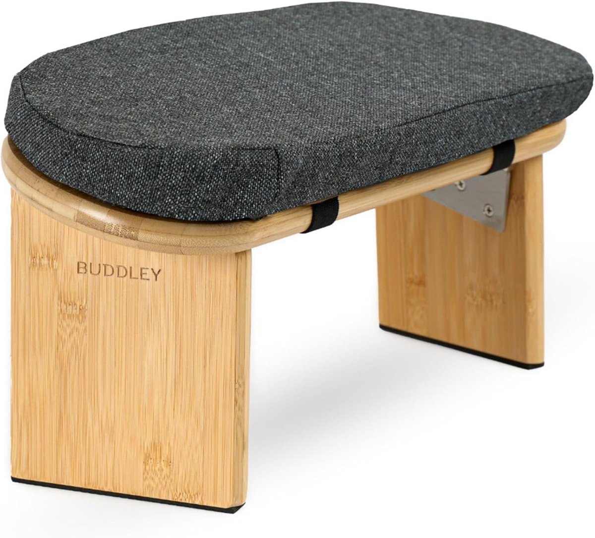 Thijox - Inklapbaar Meditatiebankje met Kussen - 100% FSC-Bamboe - Comfortabel en Duurzaam - Perfect voor Yoga, Meditatie en Ontspanning